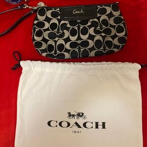 Coach Wristlet with Dustbag